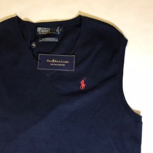 Polo Ralph Lauren (NEW) The Pima Sweater Navy Blue